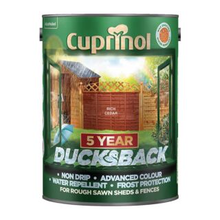 5L Cuprinol 5 Year Ducksback Rich Cedar